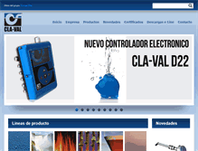 Tablet Screenshot of cla-val.es